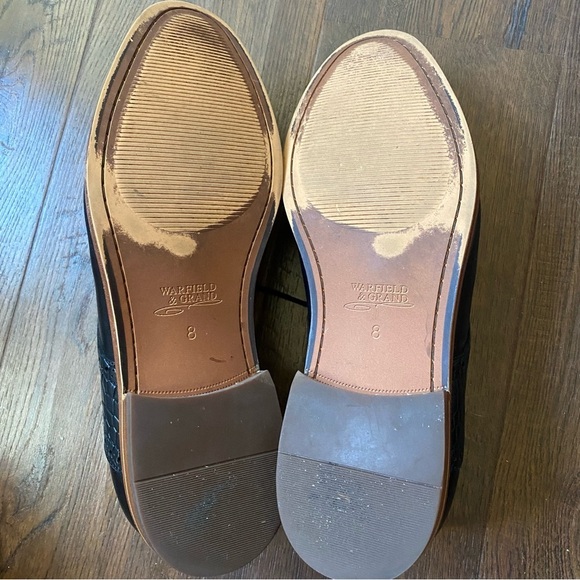 Warfield & Grand Archer Black Leather Oxford SZ 8 - Picture 13 of 15